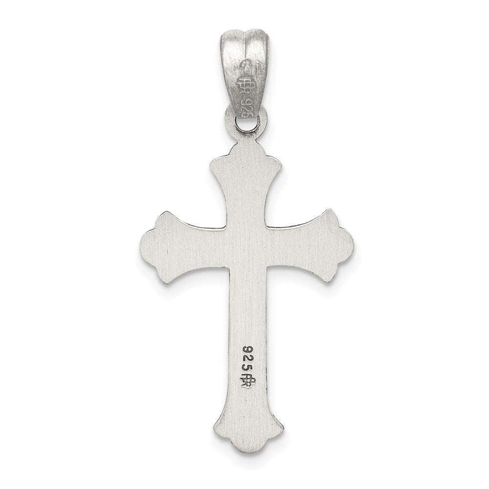 Sterling Silver Antiqued Cross Pendant