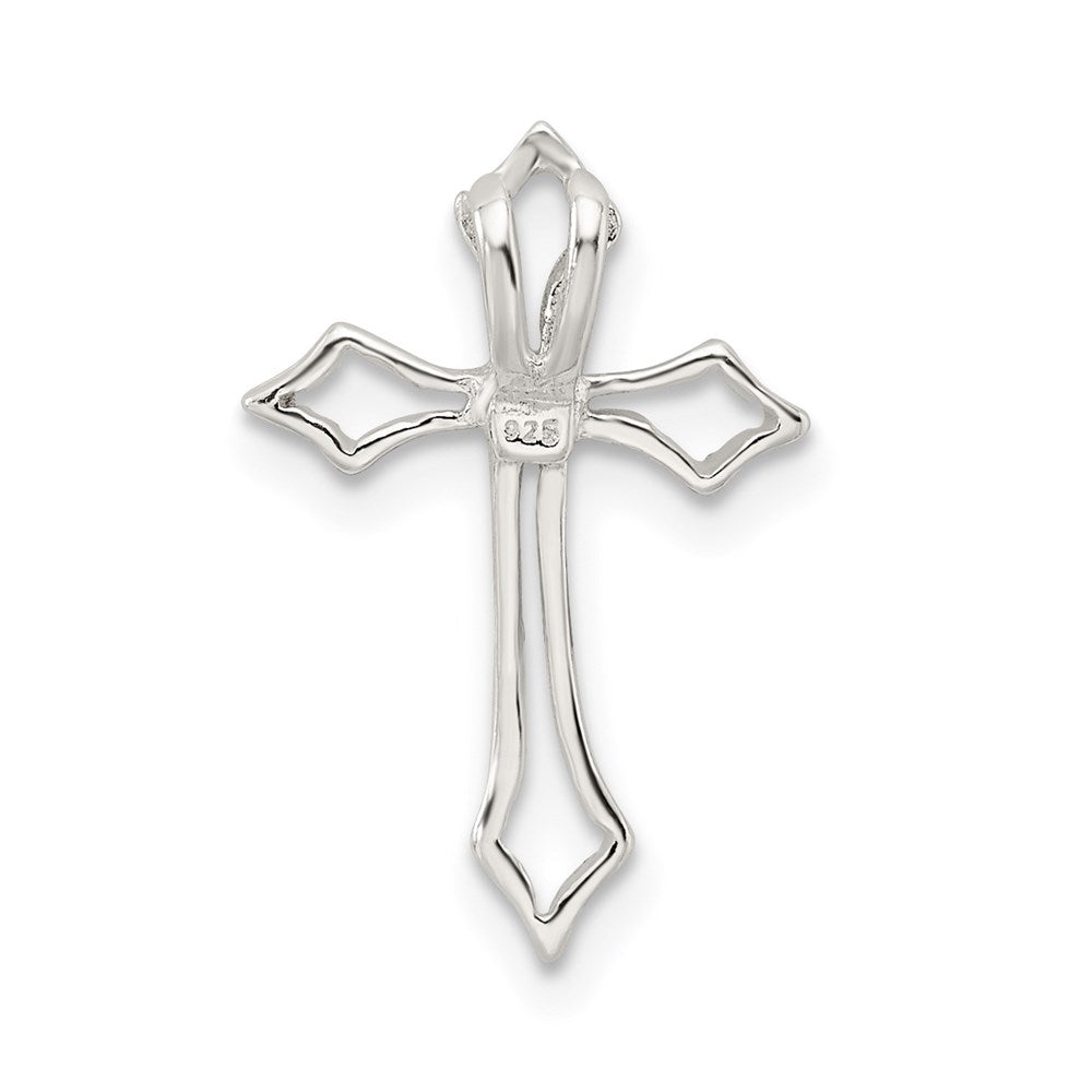 Sterling Silver CZ Cross Charm