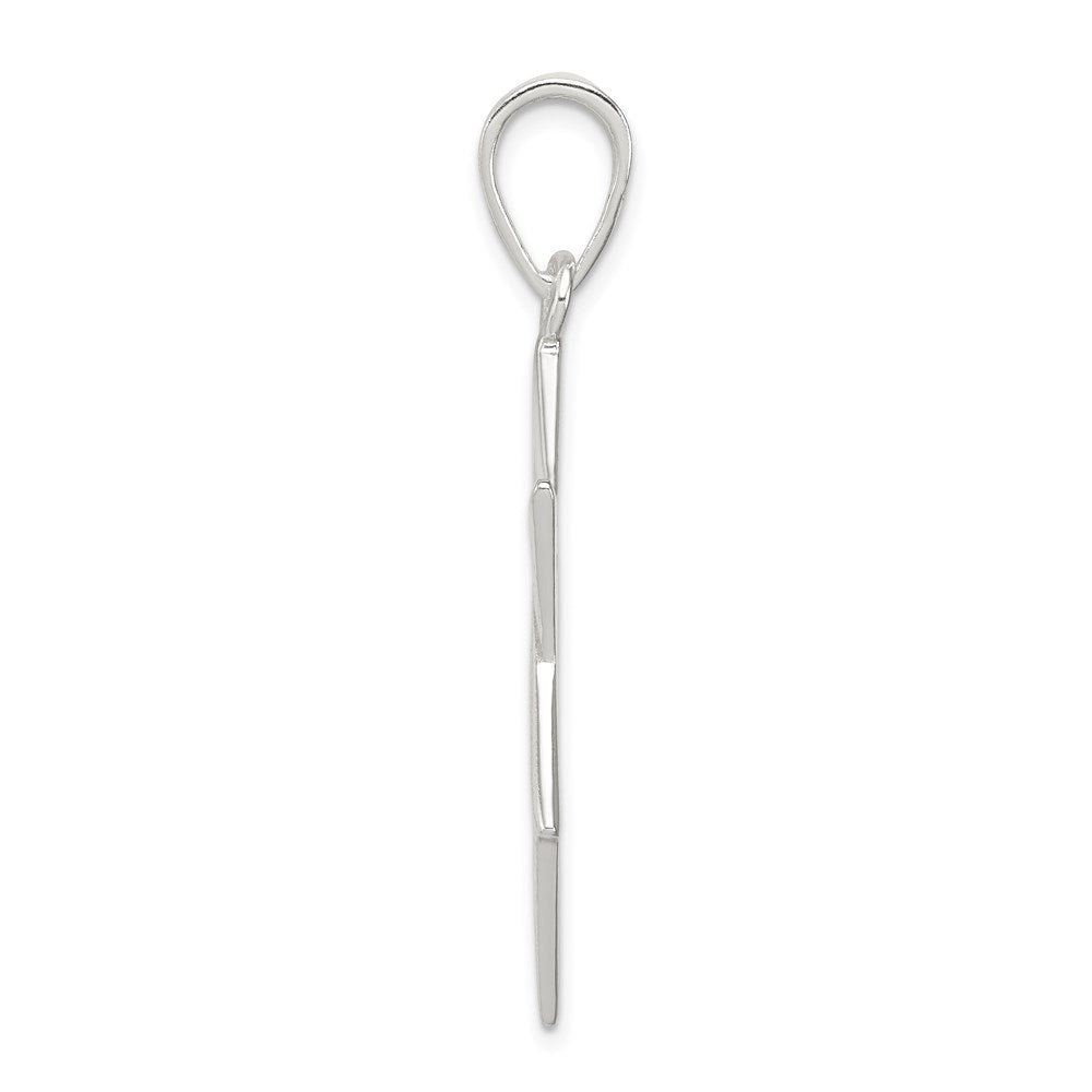 Sterling Silver Polished Star of David Pendant