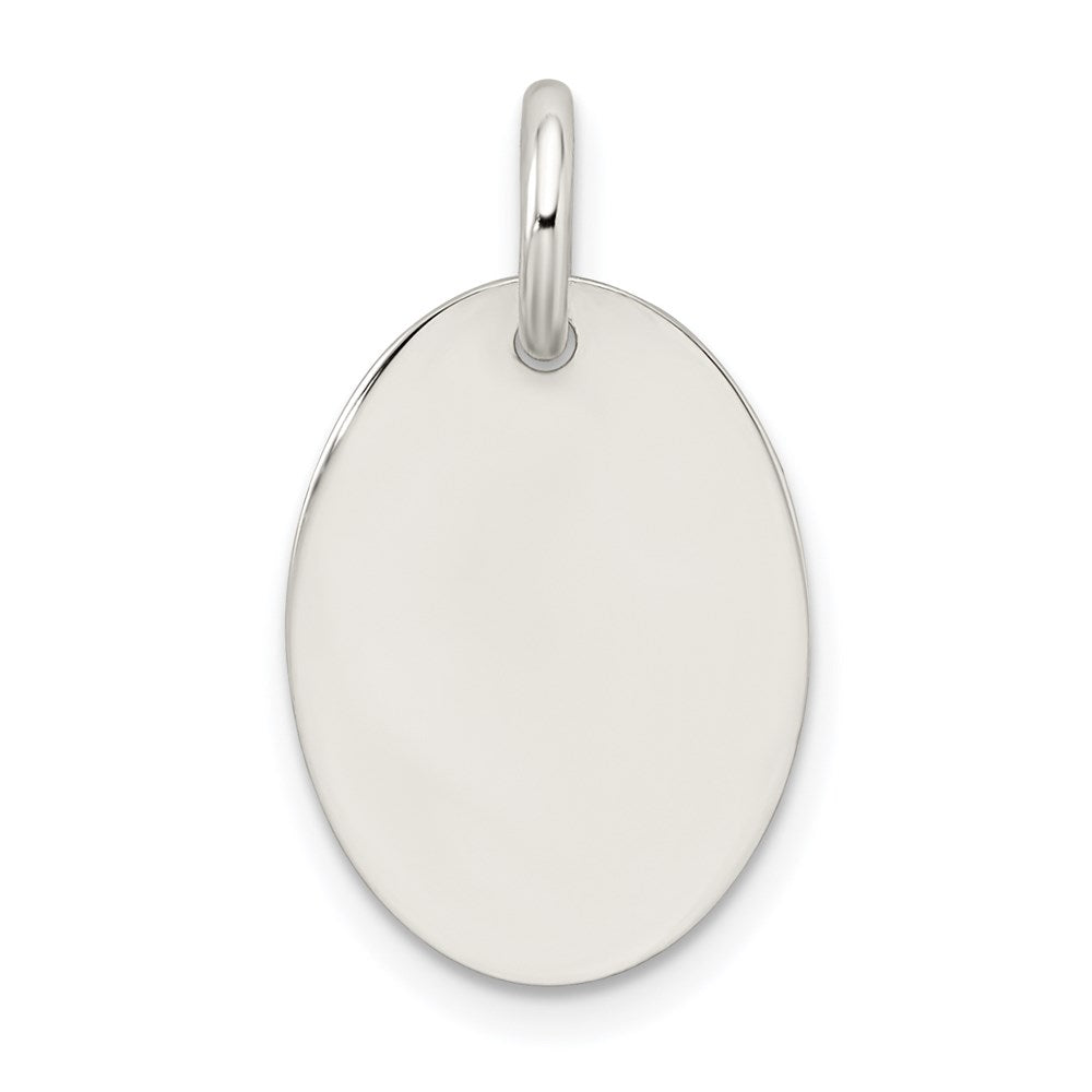 Sterling Silver Polished Enamel Dream Pendant