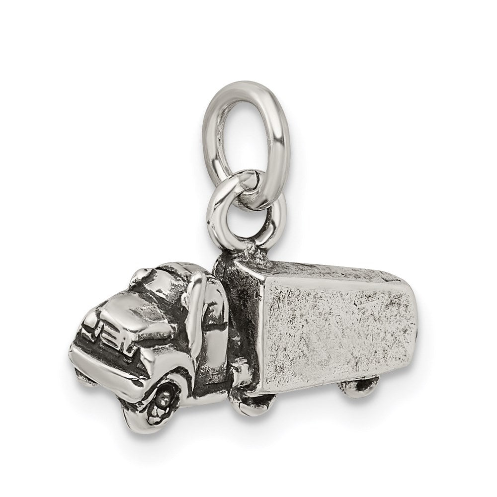 Sterling Silver Antiqued Truck Charm