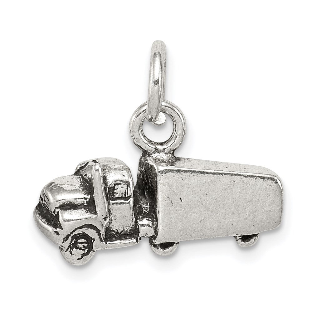 Sterling Silver Antiqued Truck Charm