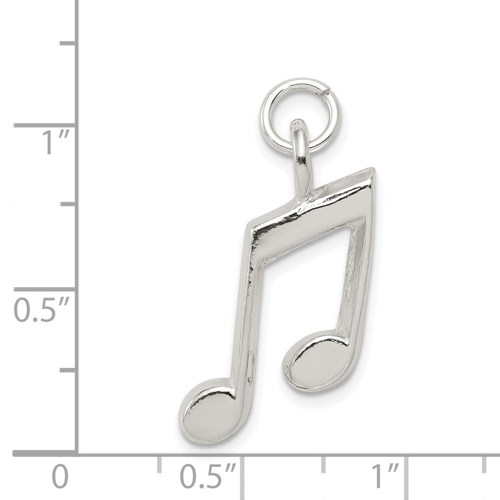 Sterling Silver Music Notes Charm