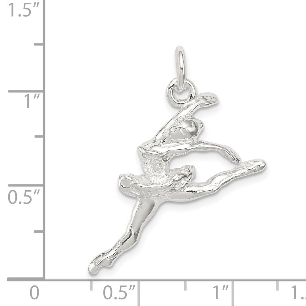 Sterling Silver Ballerina Charm