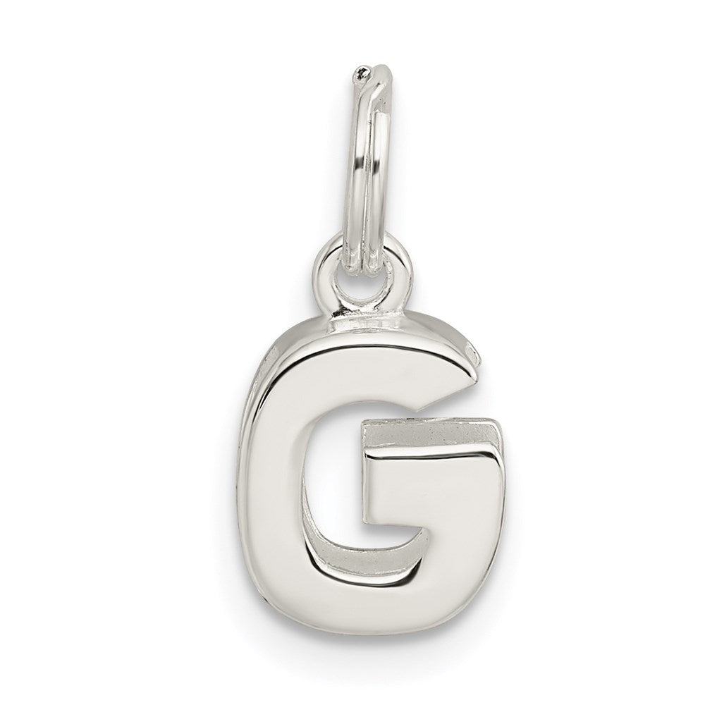 Sterling Silver Letter G Initial Charm