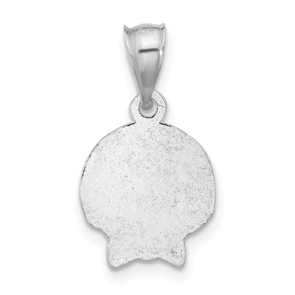 Sterling Silver Polished Boy Head Pendant
