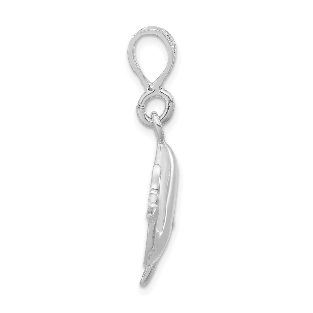 Sterling Silver Polished Whale Pendant