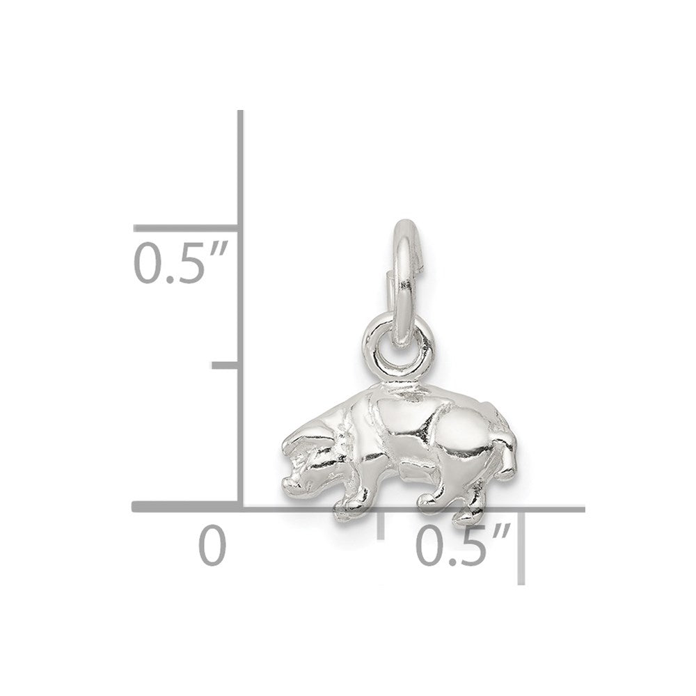 Sterling Silver Pig Charm