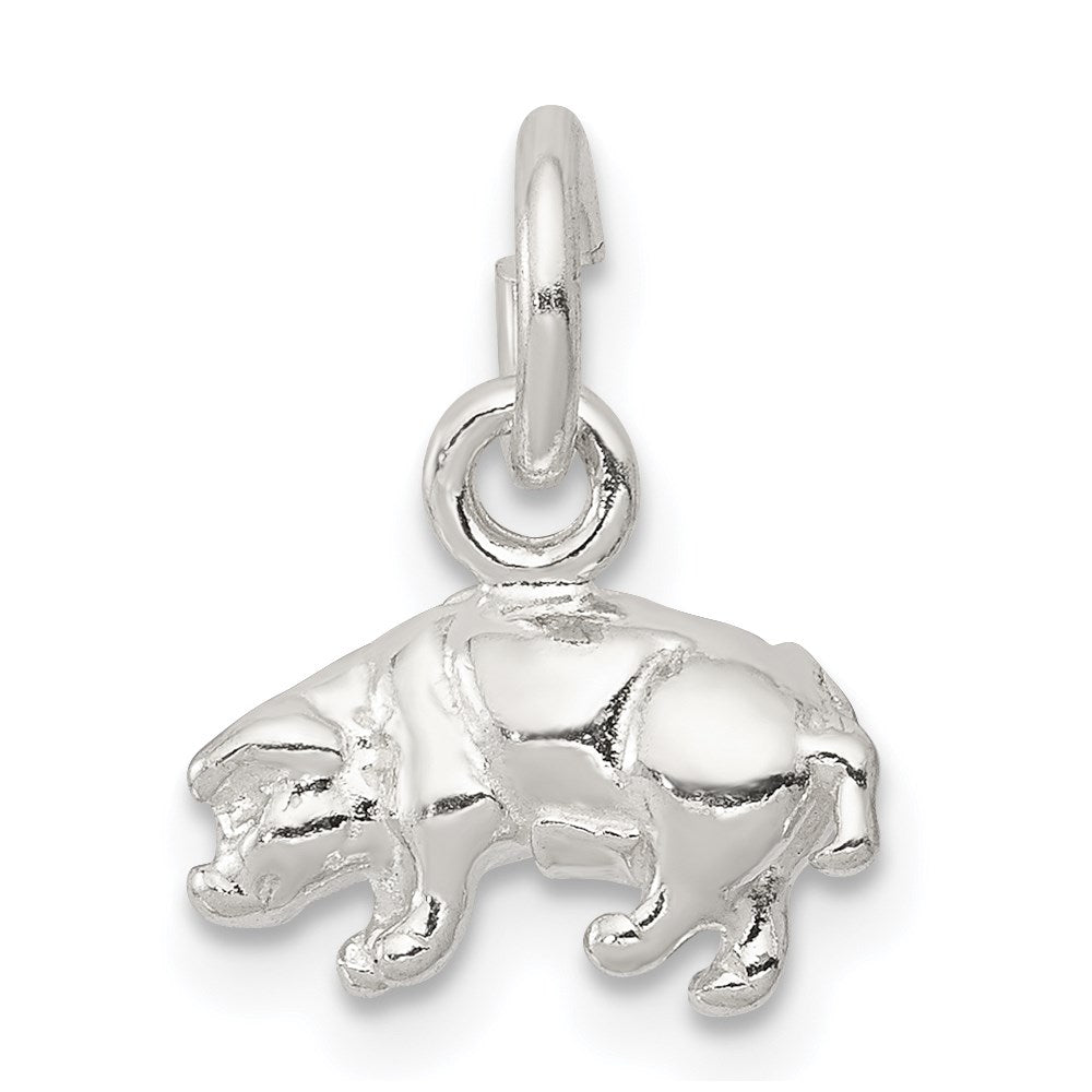 Sterling Silver Pig Charm