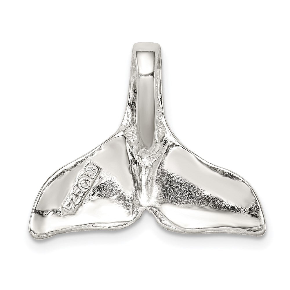 Sterling Silver Whale Tail Charm