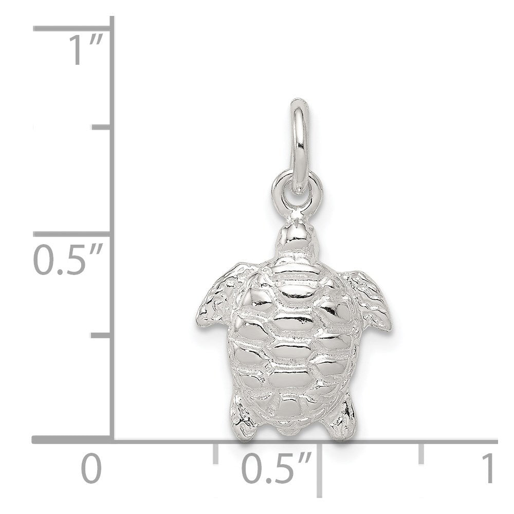 Sterling Silver Turtle Charm