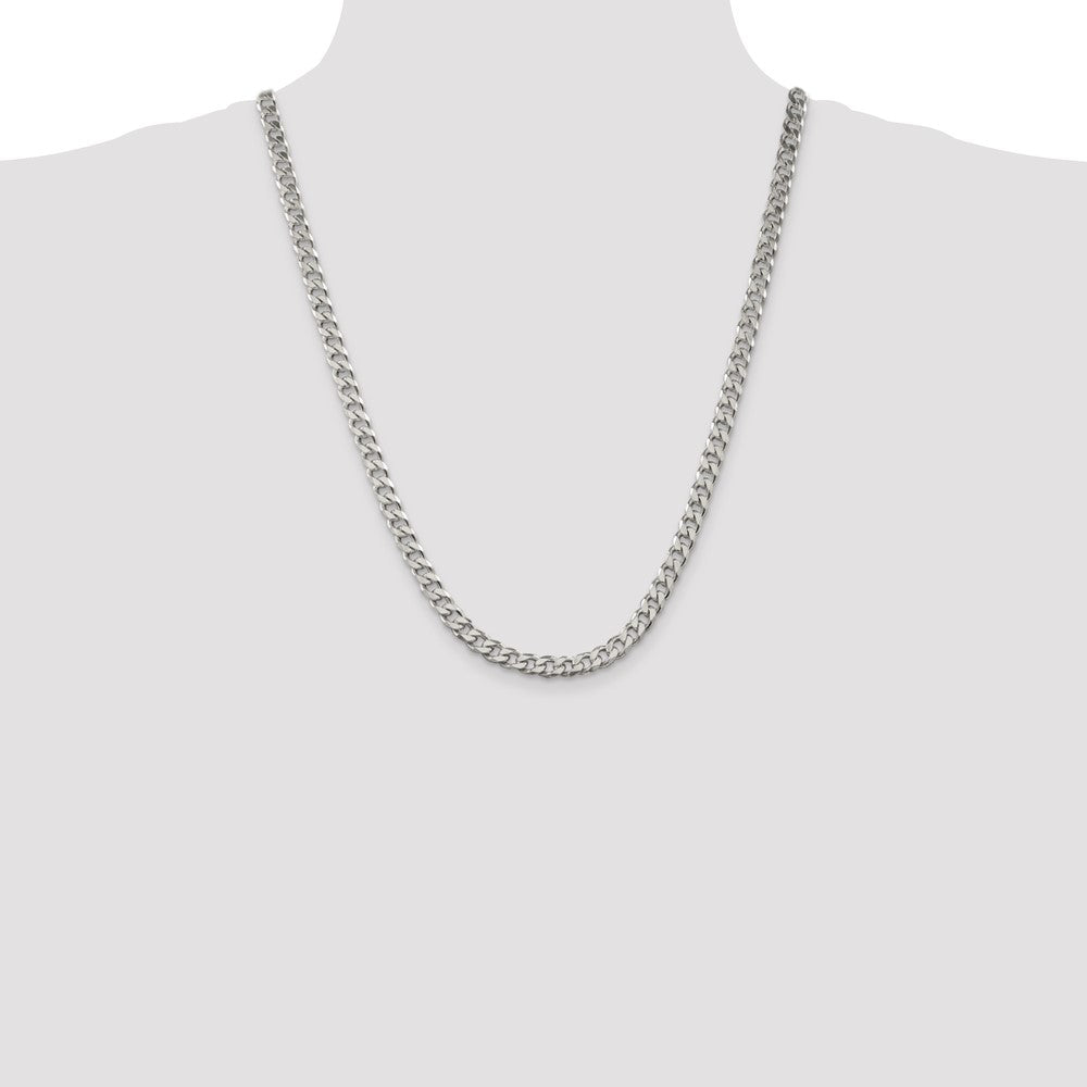 Sterling Silver 6.5mm Curb Chain