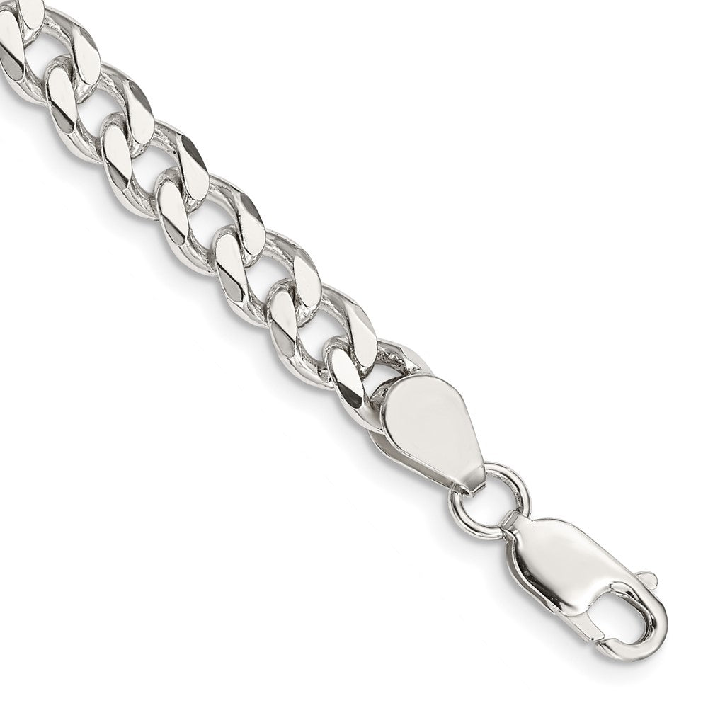 Sterling Silver 6.5mm Curb Chain