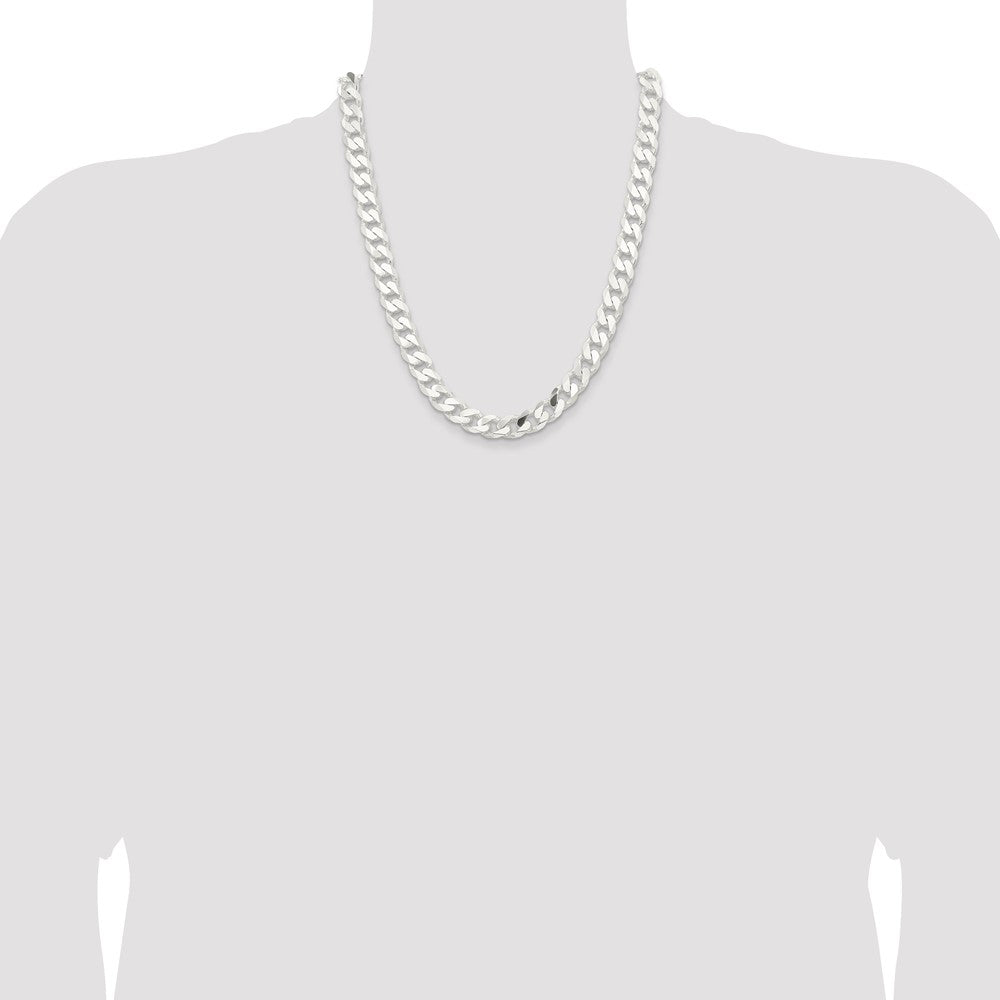 Sterling Silver 11mm Curb Chain