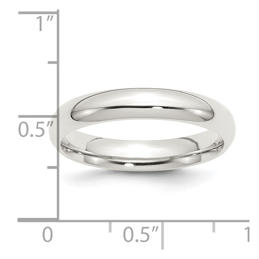 Sterling Silver 4mm Comfort Fit Size 8.5 Band