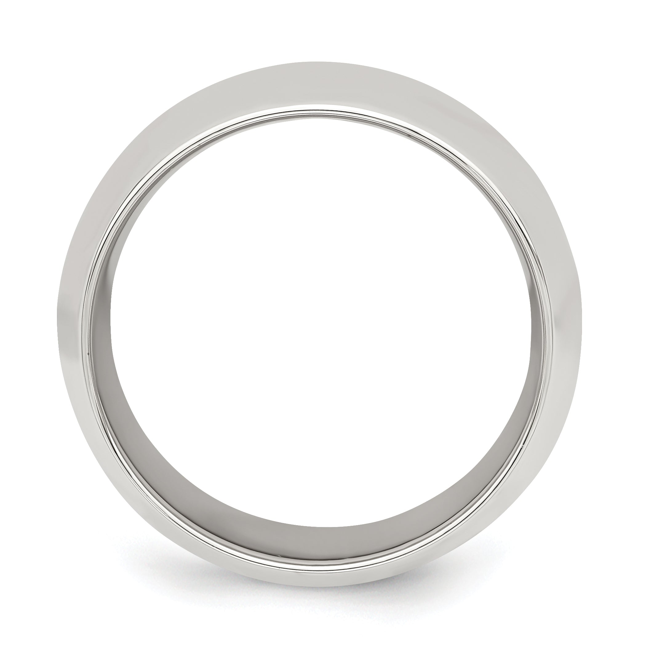 Sterling Silver 10mm Comfort Fit Size 11.5 Band