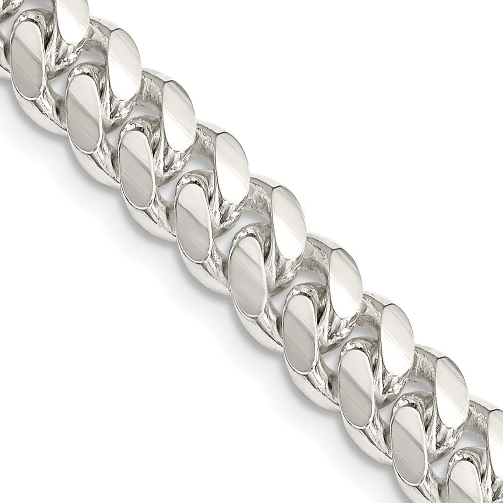 Sterling Silver 7.0mm Polished Domed Curb Chain