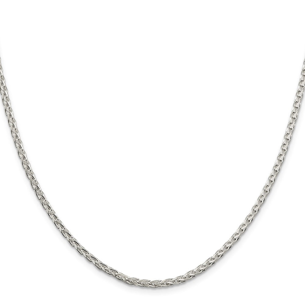 Sterling Silver 2.75mm Diamond-cut Spiga Chain