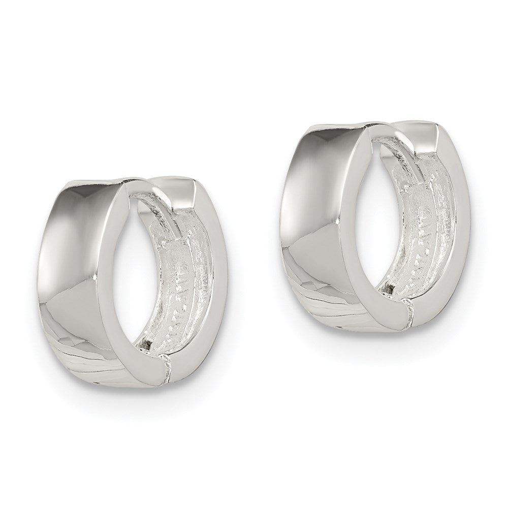 Sterling Silver Hinged Hoop Earrings