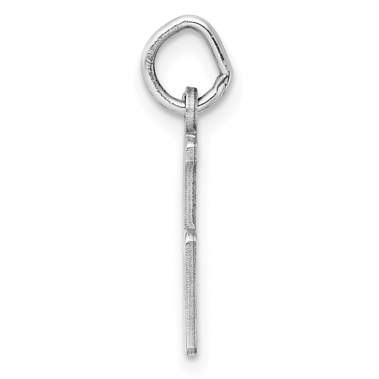 Sterling Silver/Rhodium-plated Elongated Number 95 Charm