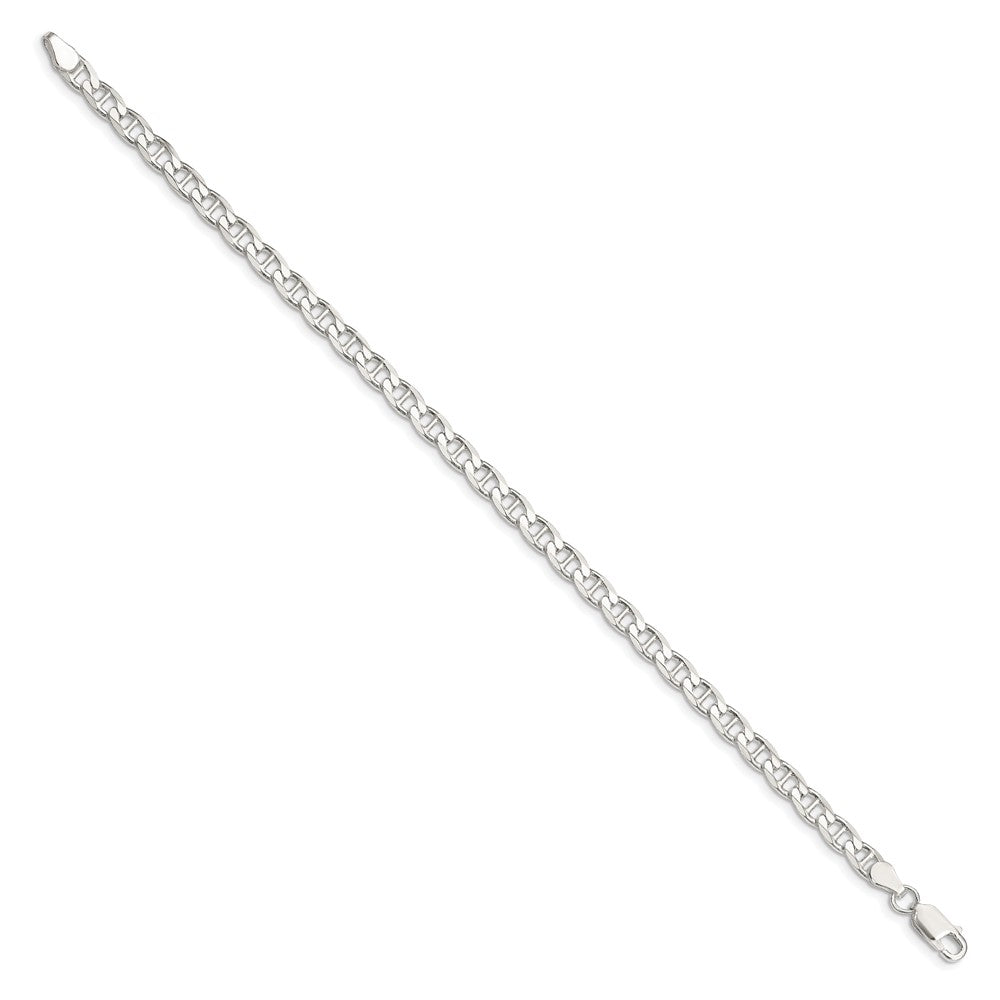 Sterling Silver 4.65mm D/C Flat Anchor Curb Chain