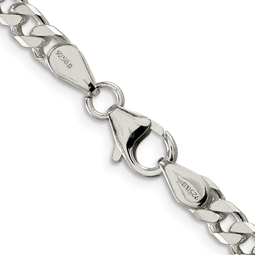 Sterling Silver Polished 5mm Curb Chain