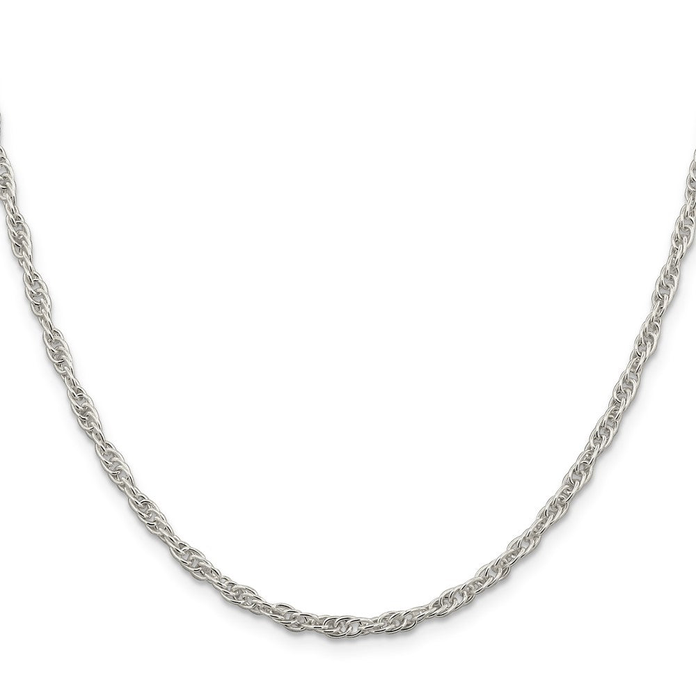 Sterling Silver 2.75mm Loose Rope Chain