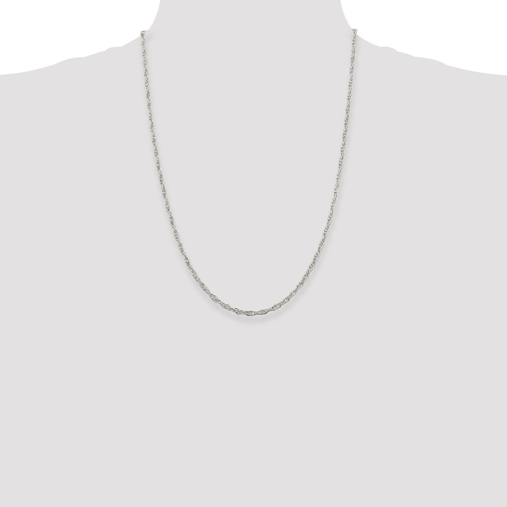 Sterling Silver 2.75mm Loose Rope Chain