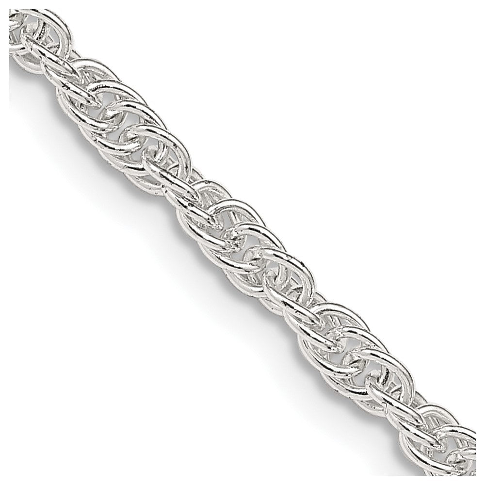 Sterling Silver 2.75mm Loose Rope Chain