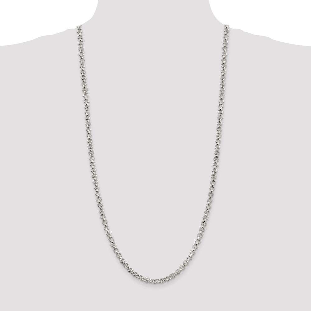 Sterling Silver 5mm Rolo Chain