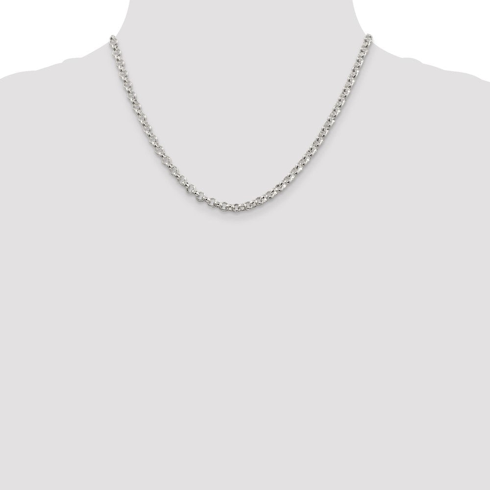 Sterling Silver 4.6mm Rolo Chain
