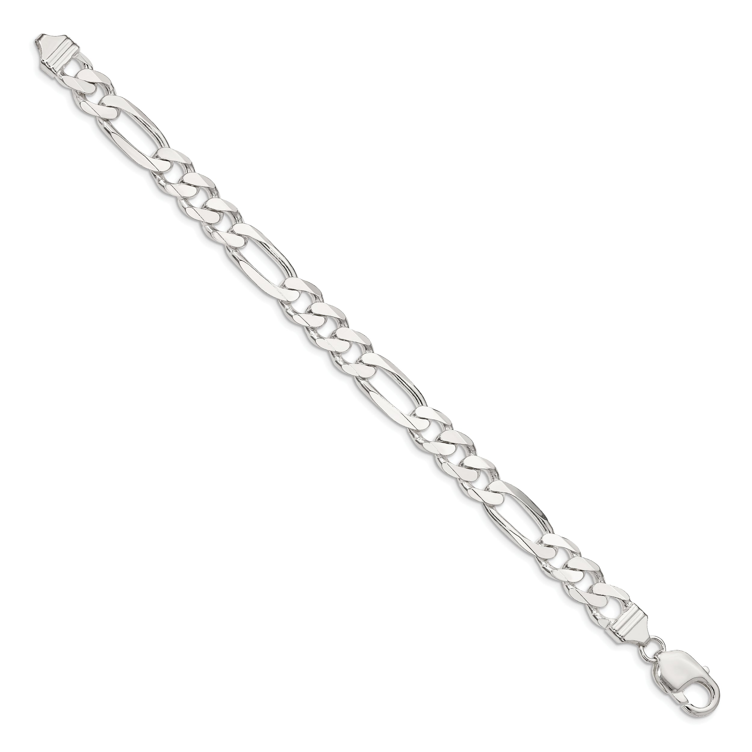 Sterling Silver 9mm Figaro Chain