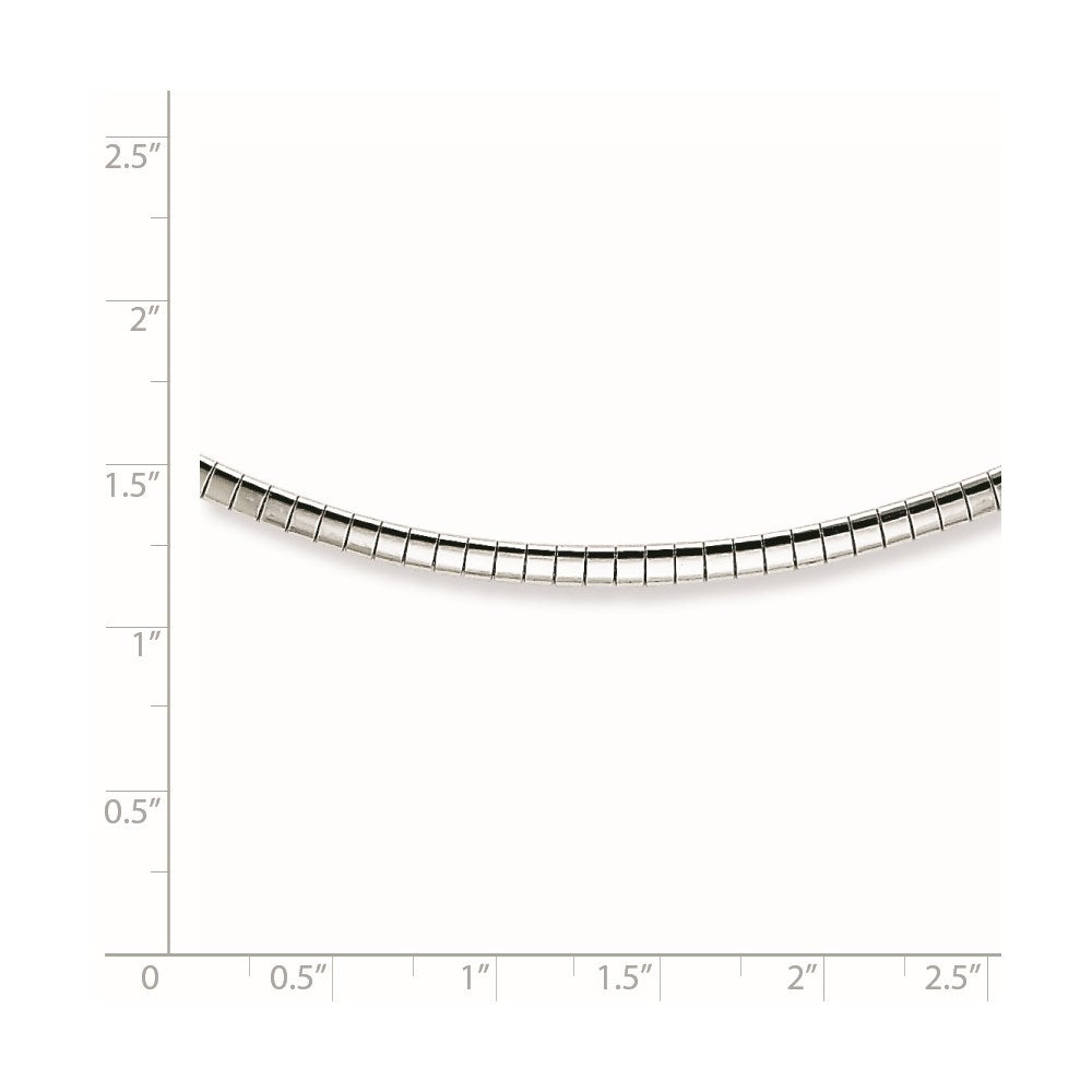 Sterling Silver 2mm w/2 in Ext Cubetto Chain