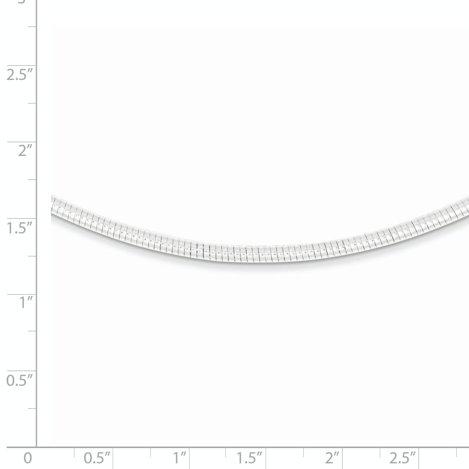 Sterling Silver Round 2.75mm Neckwire Necklace