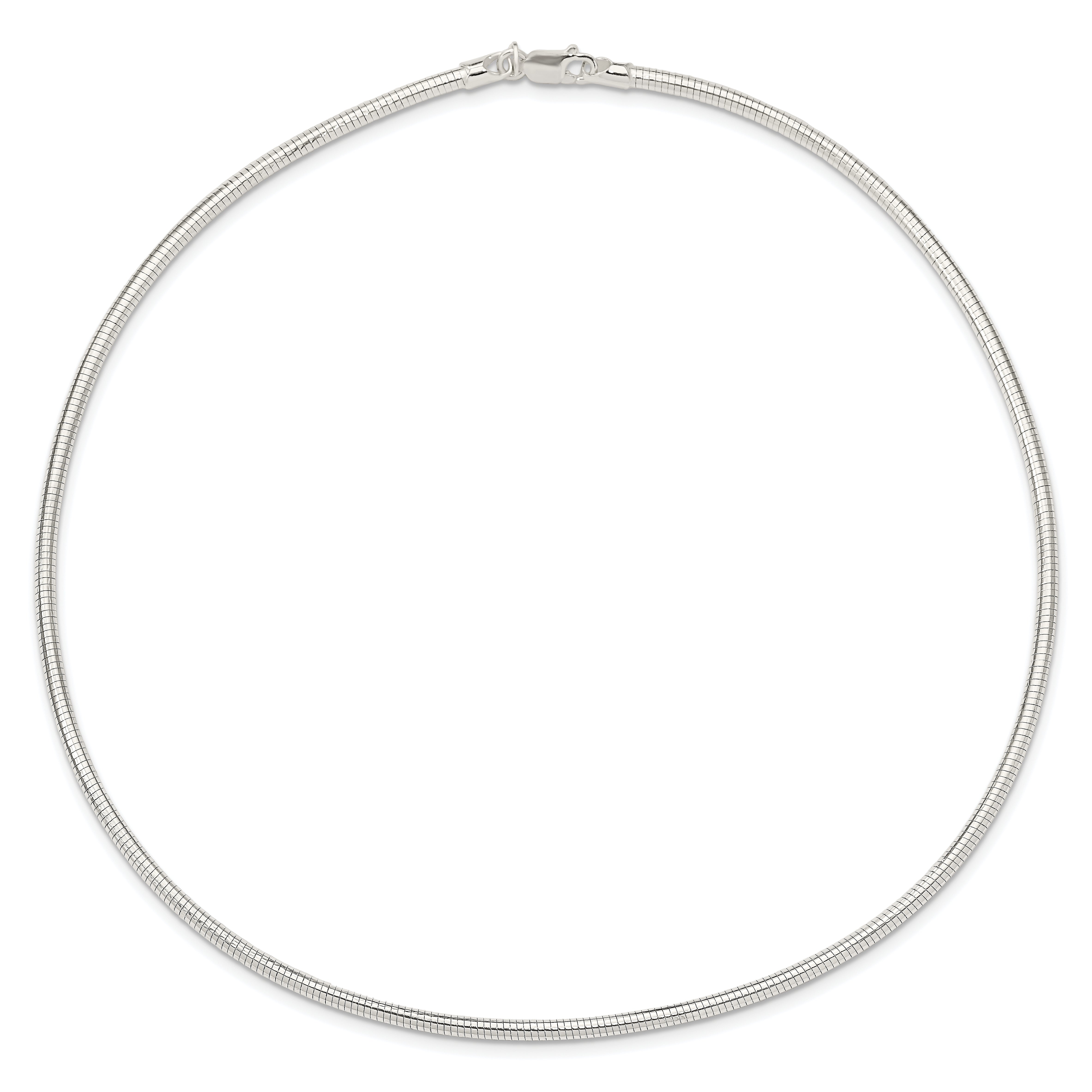 Sterling Silver Round 2.75mm Neckwire Necklace