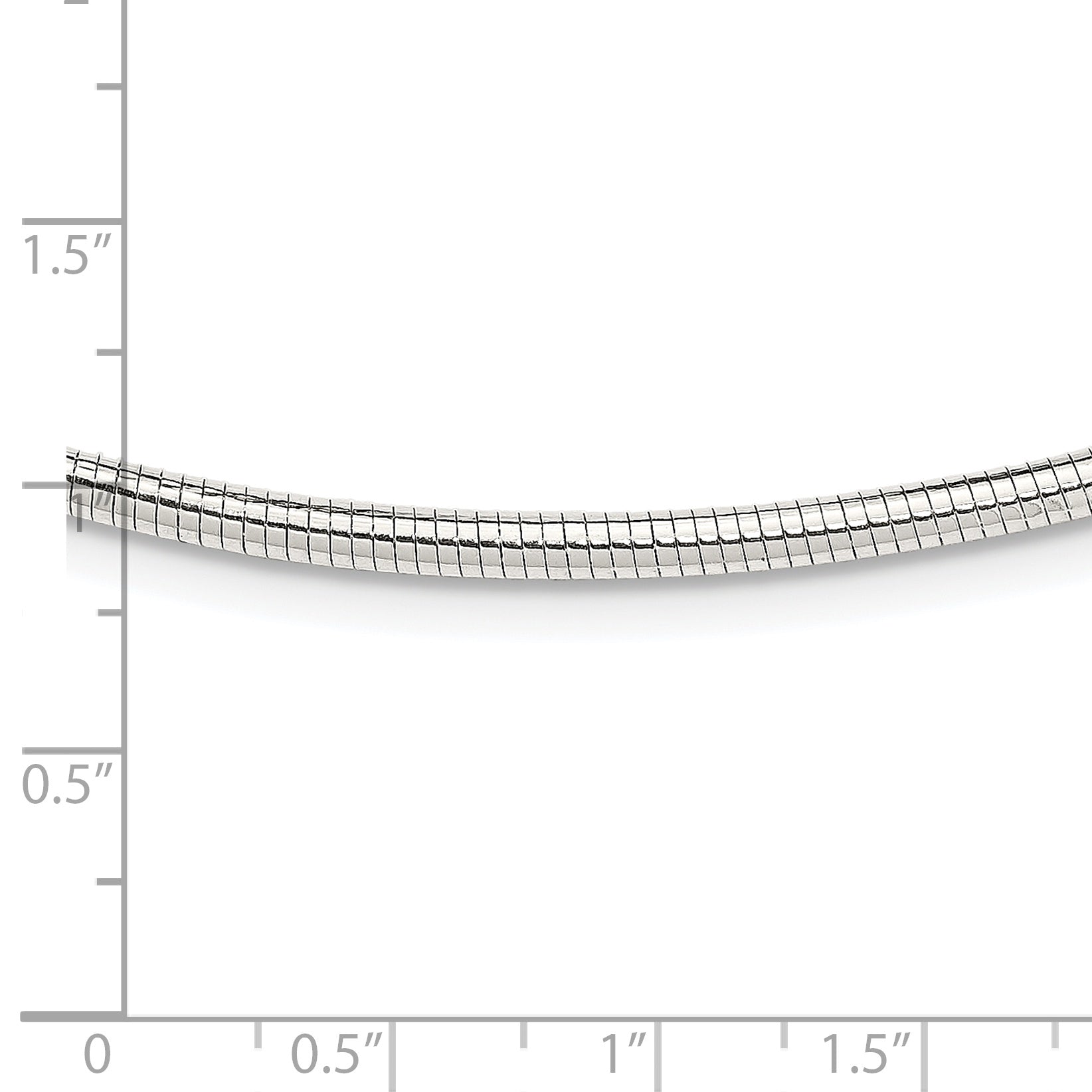 Sterling Silver Round 2.75mm Neckwire Necklace