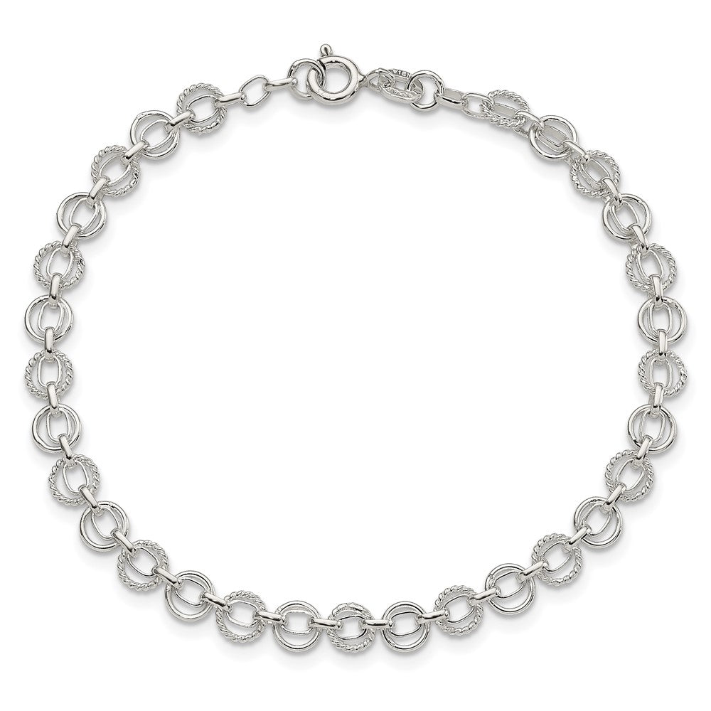 Sterling Silver 5mm Fancy Bracelet