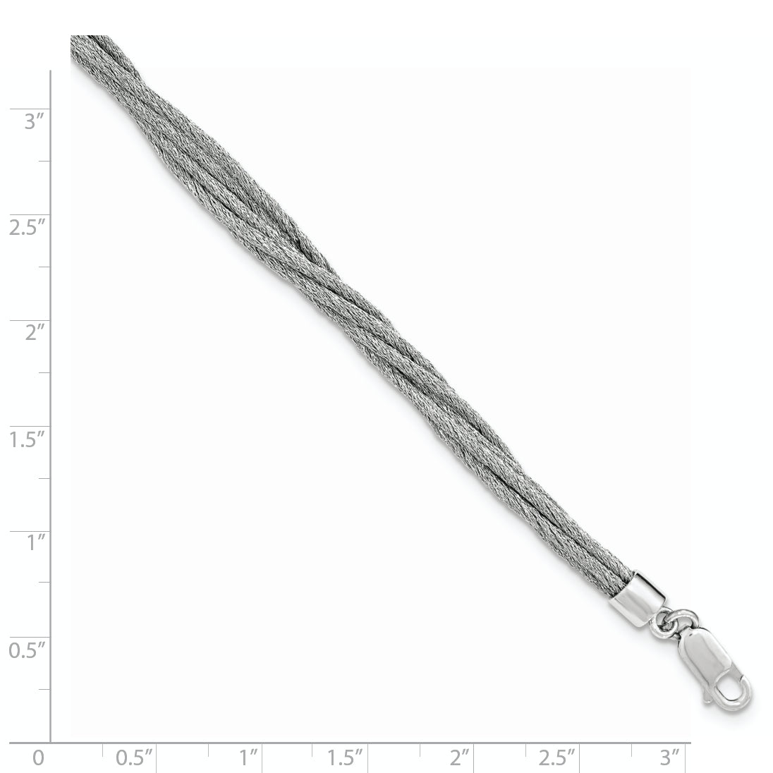 Sterling Silver Wire Mesh 6 Strand Bracelet