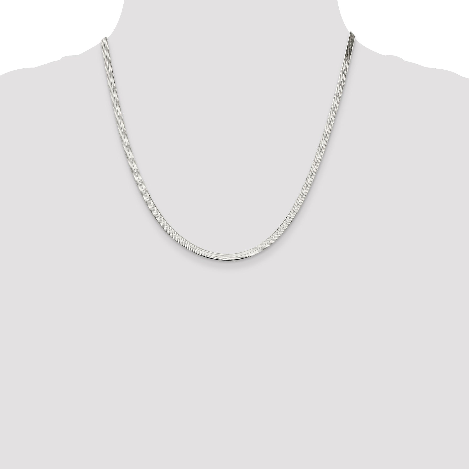 Sterling Silver 3.5mm Magic Herringbone Chain