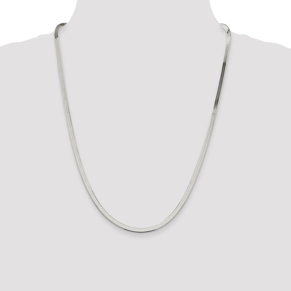 Sterling Silver 3.5mm Magic Herringbone Chain