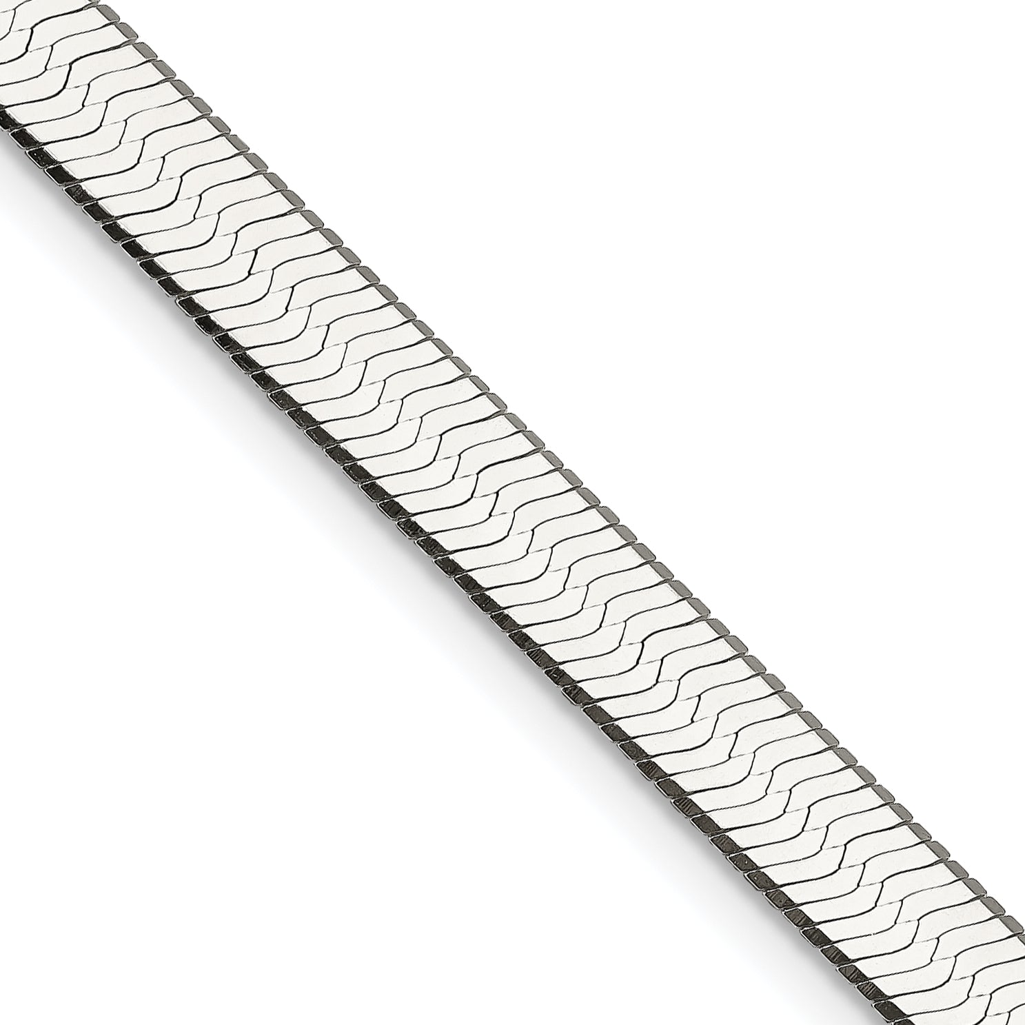 Sterling Silver 7.3mm Magic Herringbone Chain
