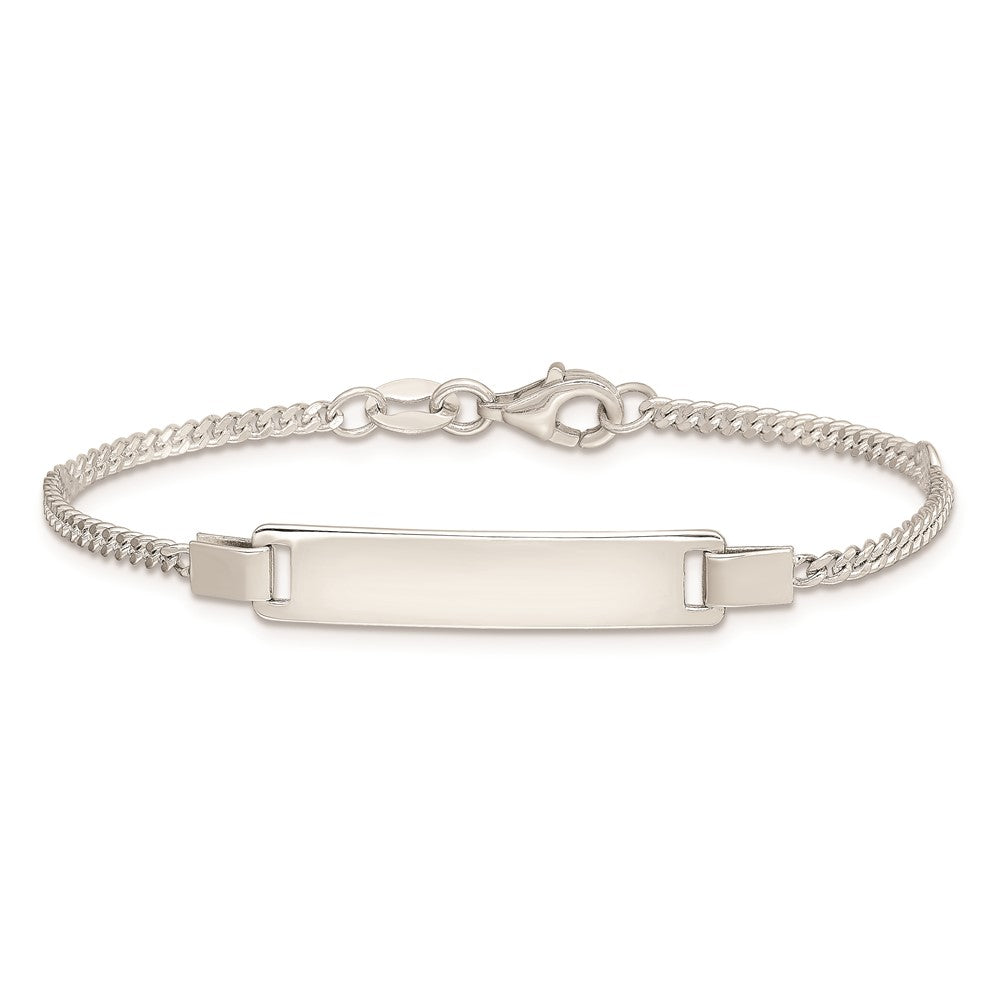 Sterling Silver Adjustable Baby ID Bracelet