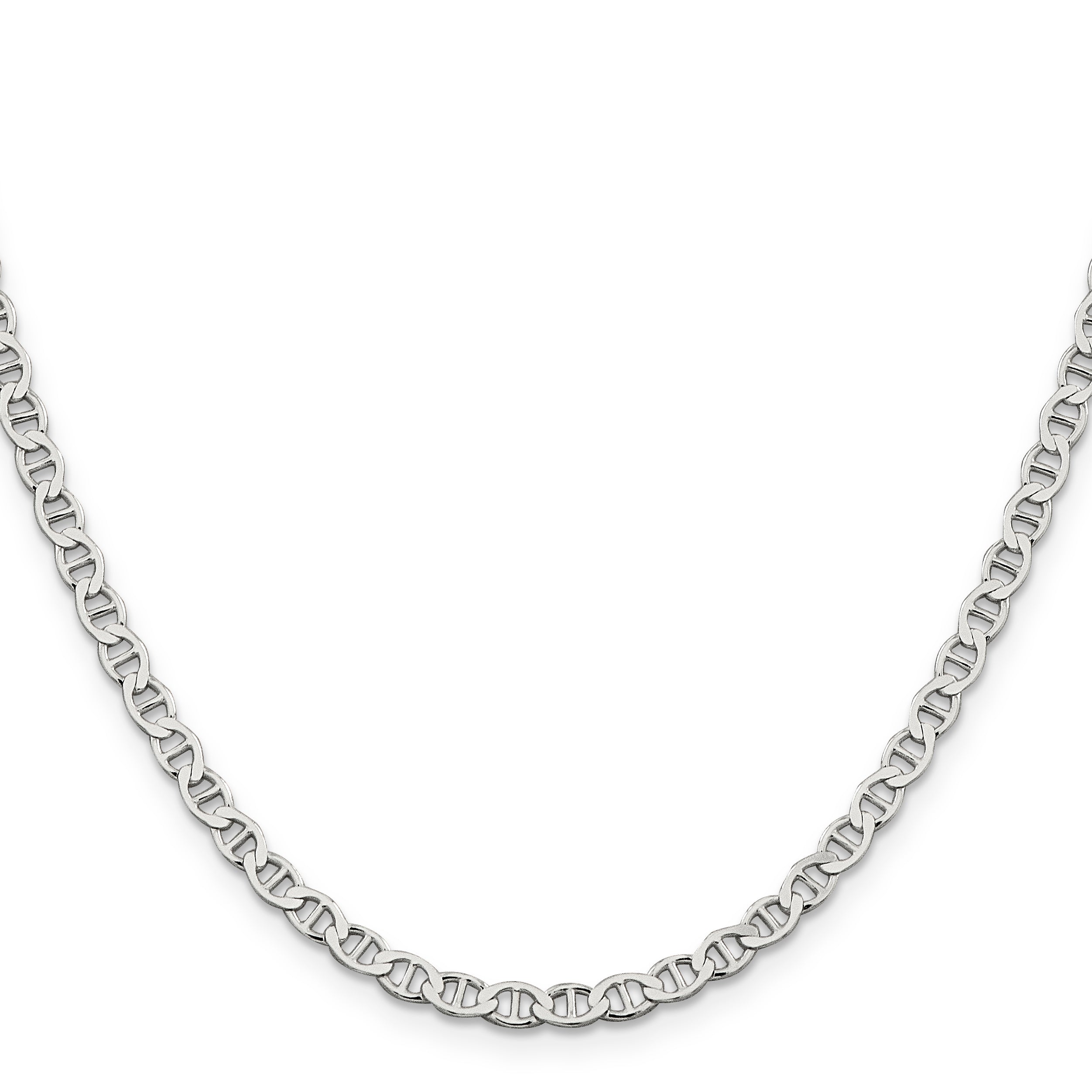 Sterling Silver 4mm Flat Anchor Chain