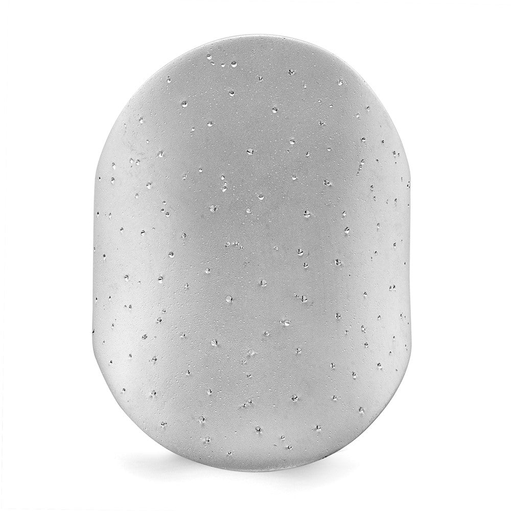 Sterling Silver Rhodium-plated Radiant Essence Ring