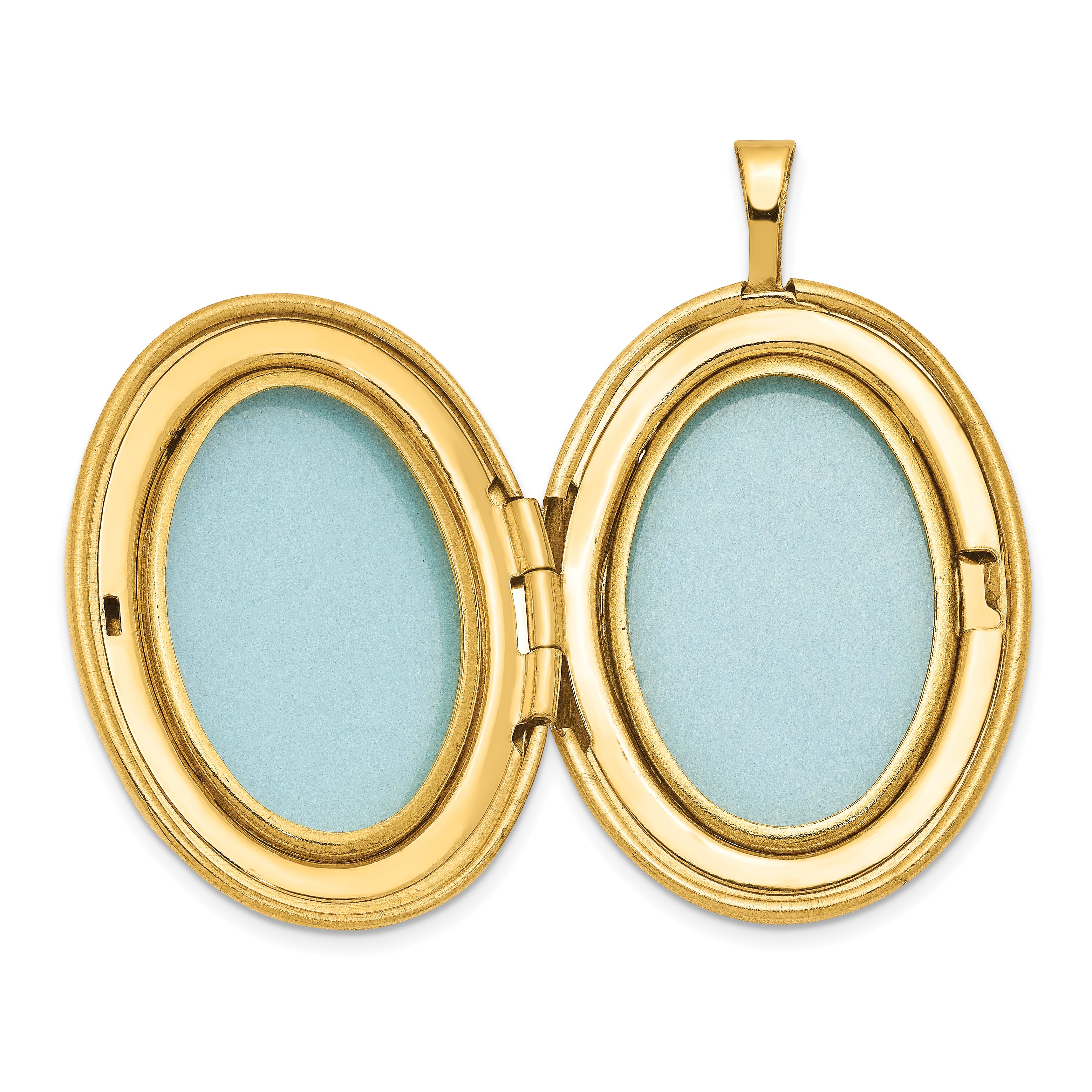 1/20 Gold Filled 26mm Swirled Oval Locket Necklace