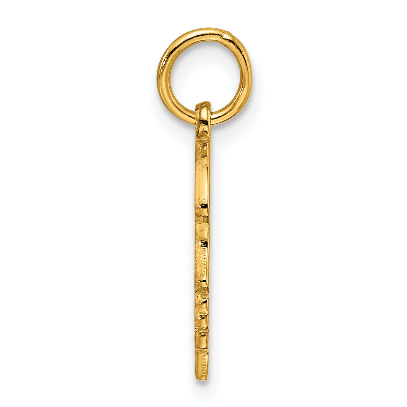 Sterling Silver GP Engraveable Girl Polished Disc Charm