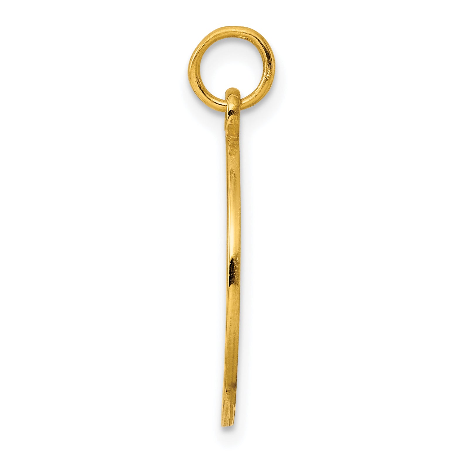 Sterling Silver GP Engraveable Round Polished Disc Charm