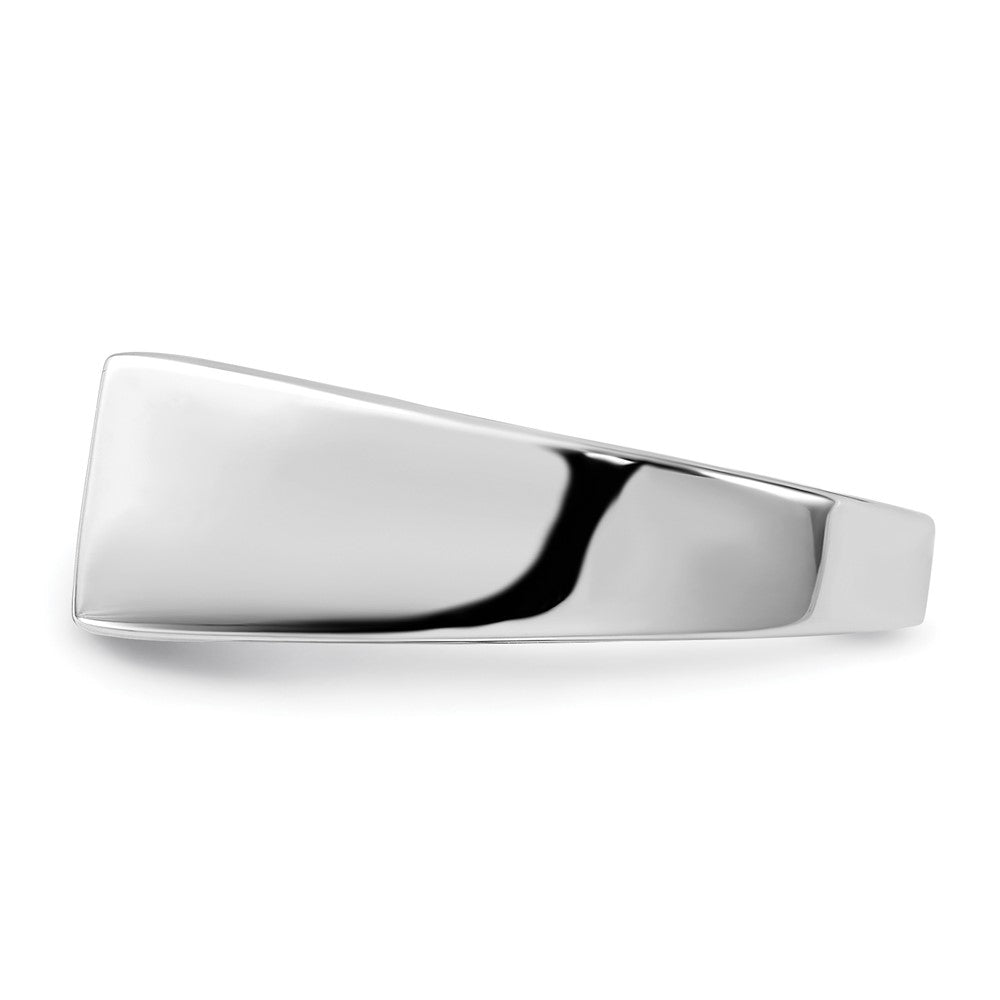 Brilliant Embers Sterling Silver Polished CZ Ring