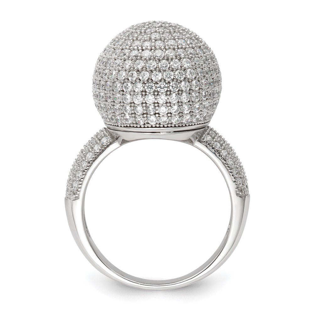 Sterling Silver & CZ Brilliant Embers Ring