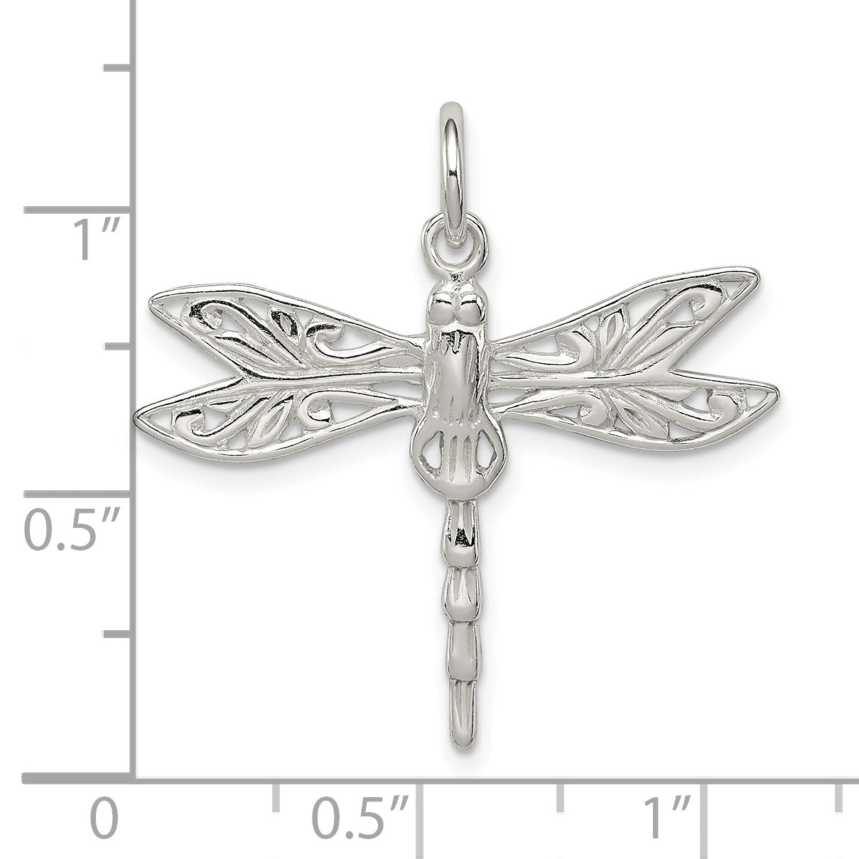 Sterling Silver Dragonfly Charm